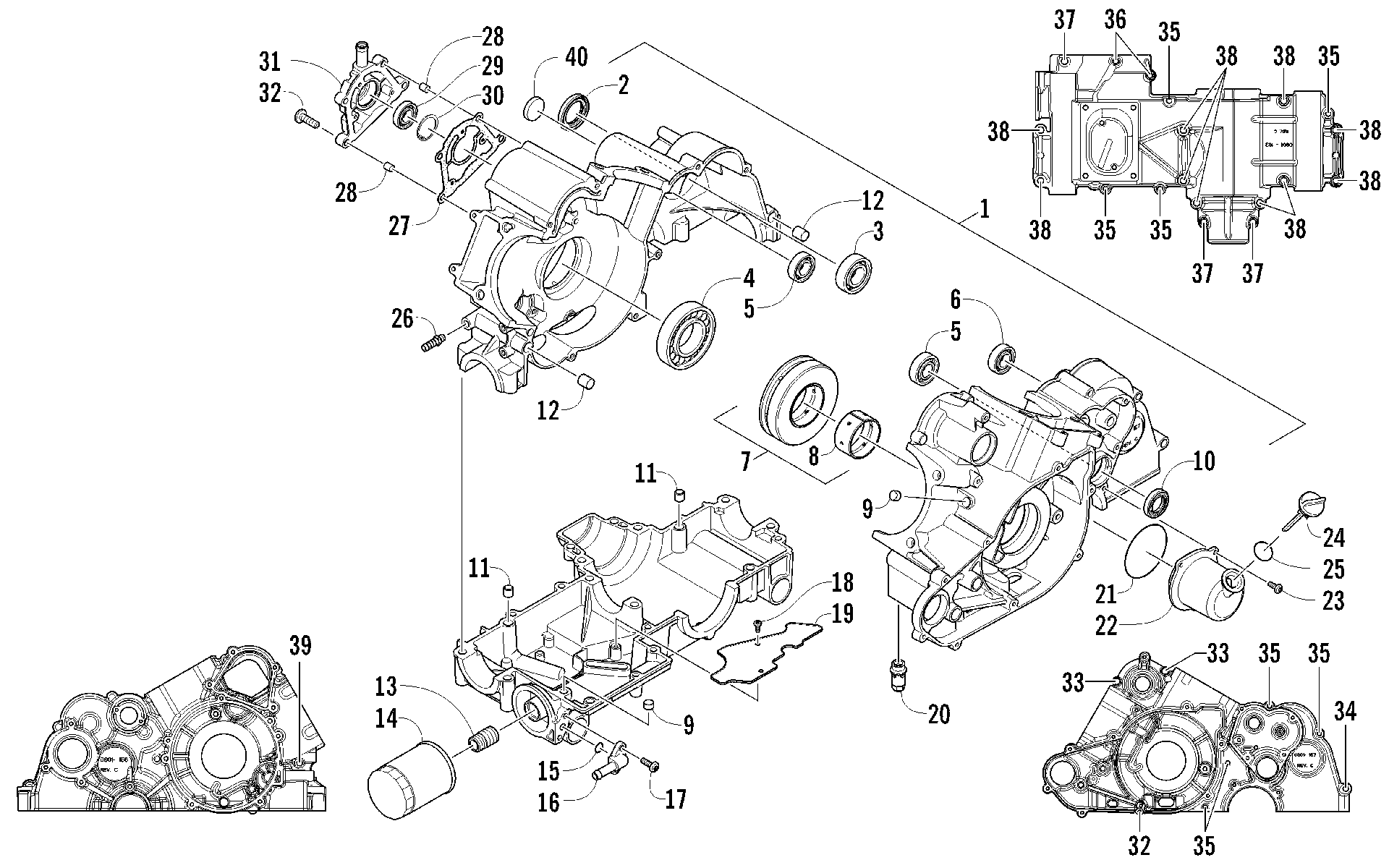 Картер ASSEMBLY (ENGINE SERIAL NO. UP TO 20101689) [96537]
