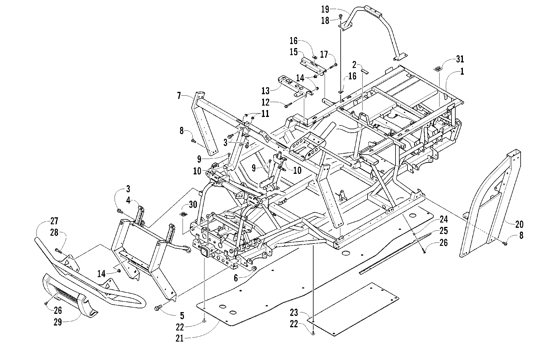 Рама AND RELATED PARTS [92574]