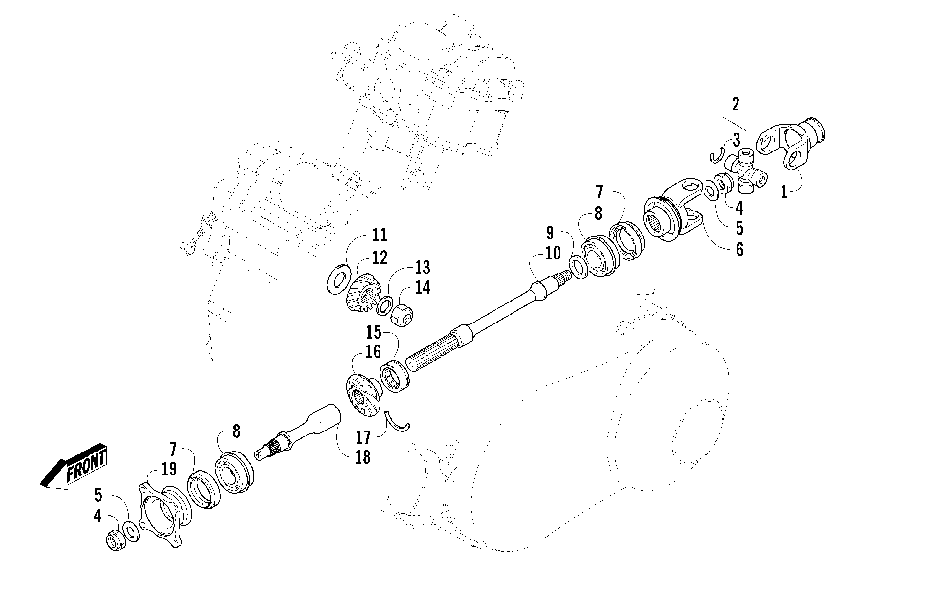 Secondary привод ASSEMBLY [89088]