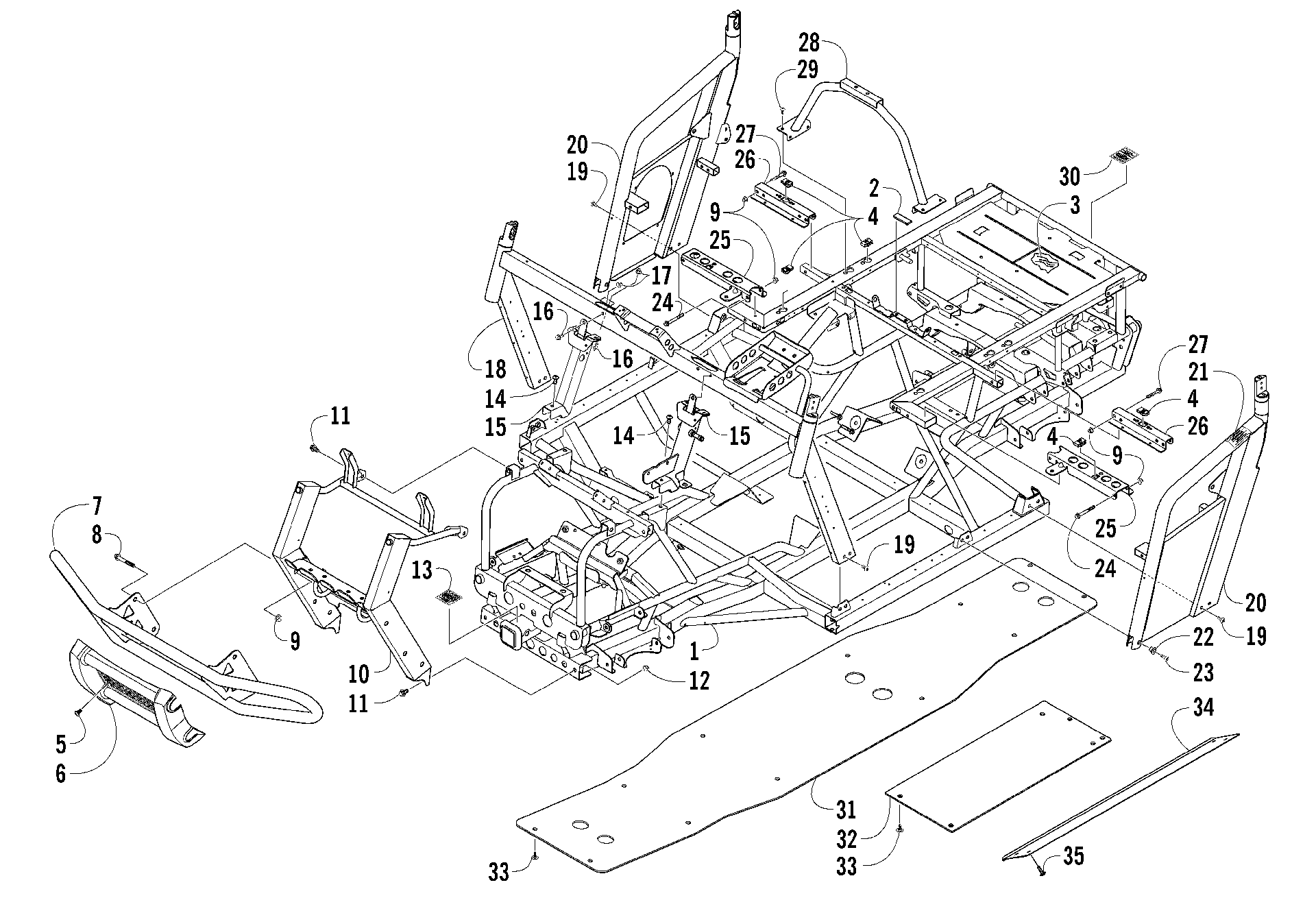 Рама AND RELATED PARTS [97439]