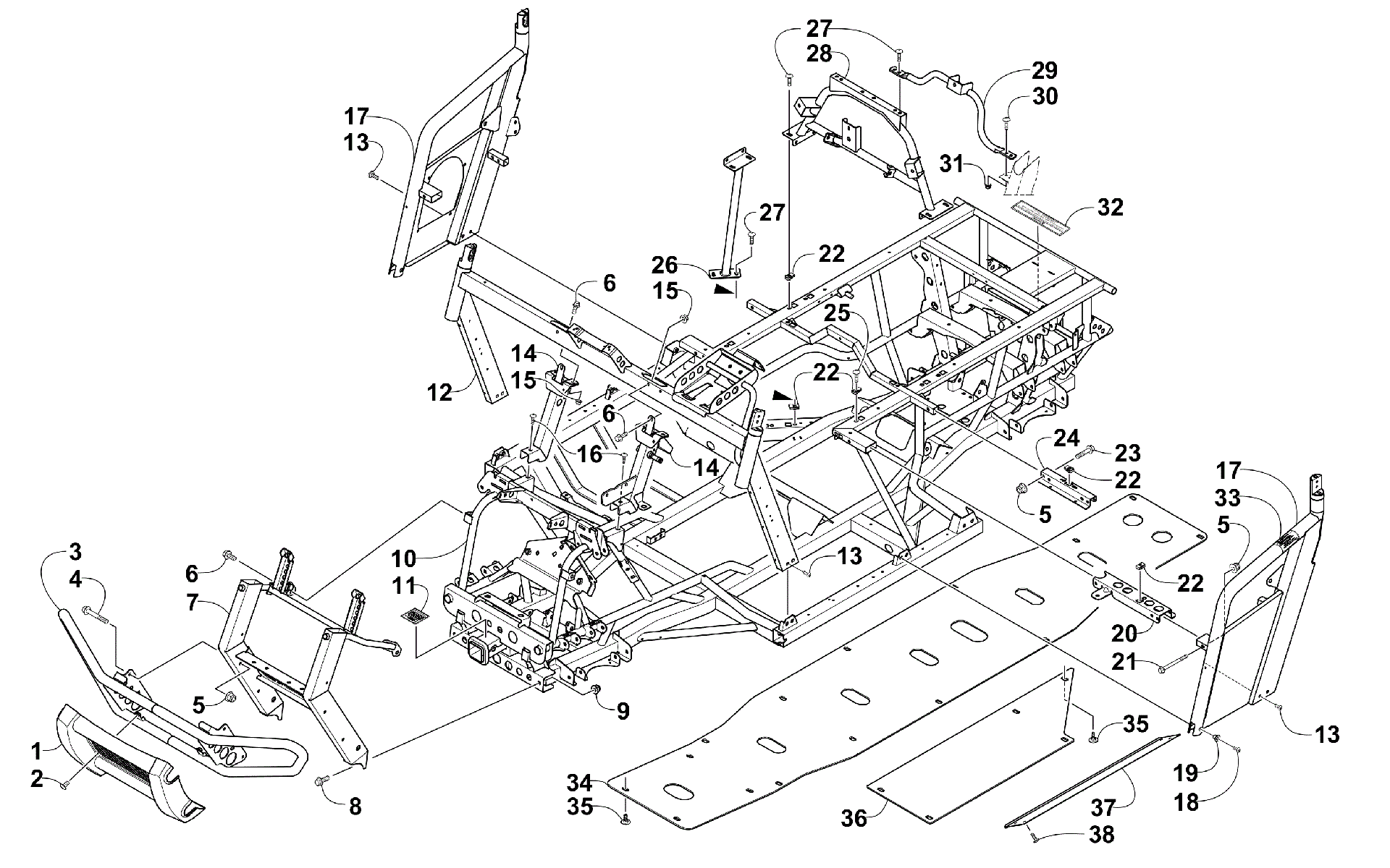 Рама AND RELATED PARTS [97525]