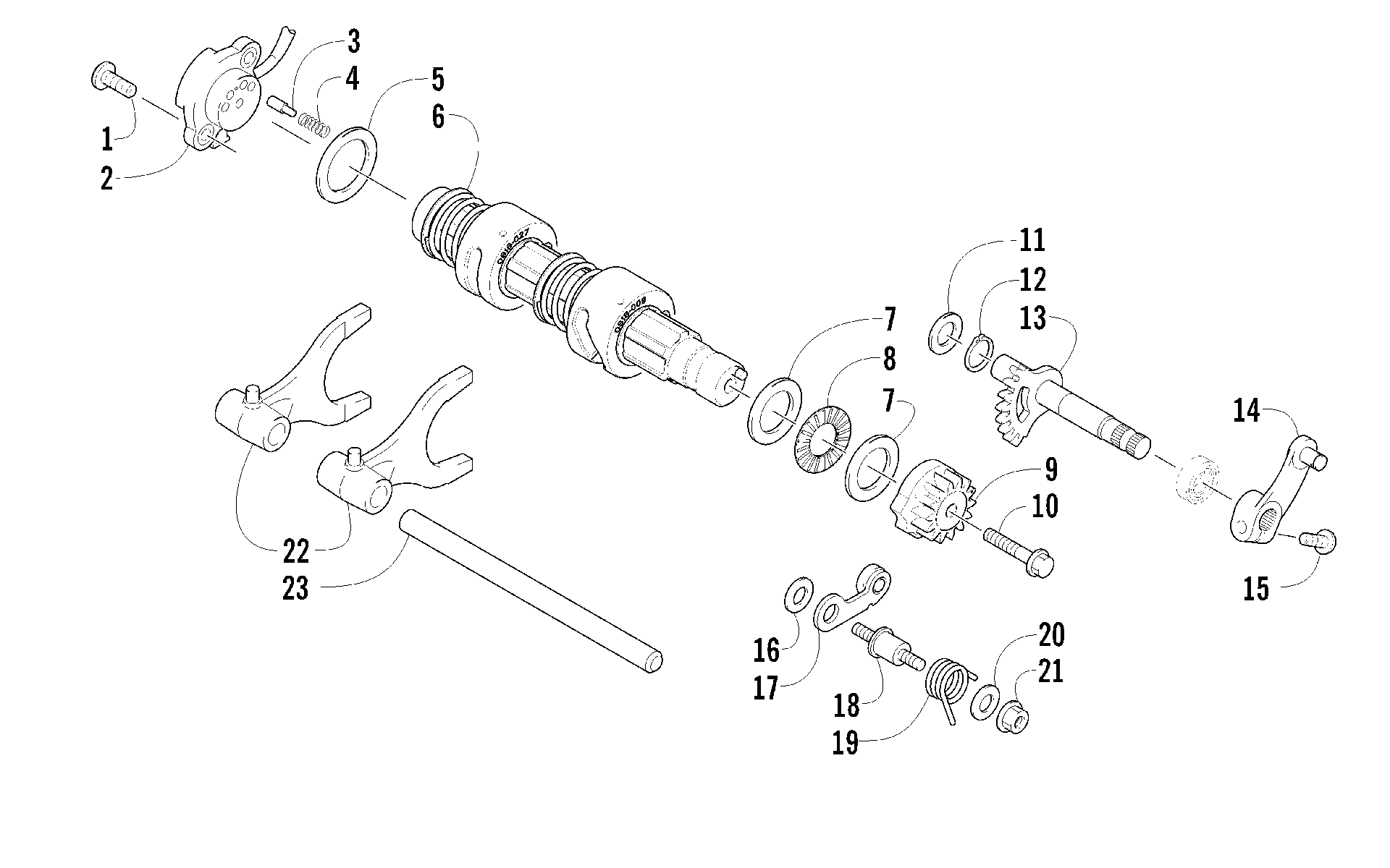 передача Shifting ASSEMBLY [92707]