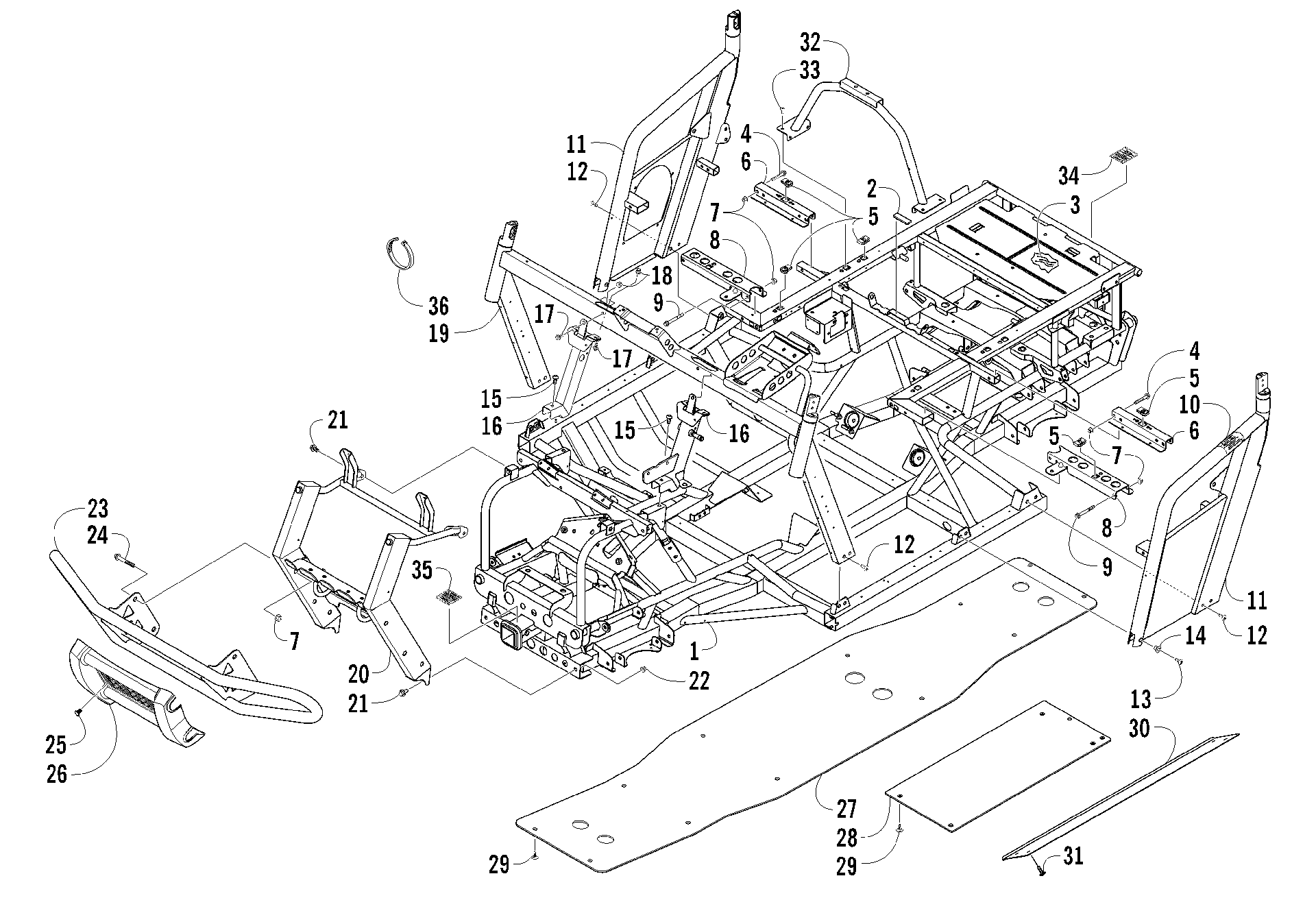 Рама AND RELATED PARTS [97459]