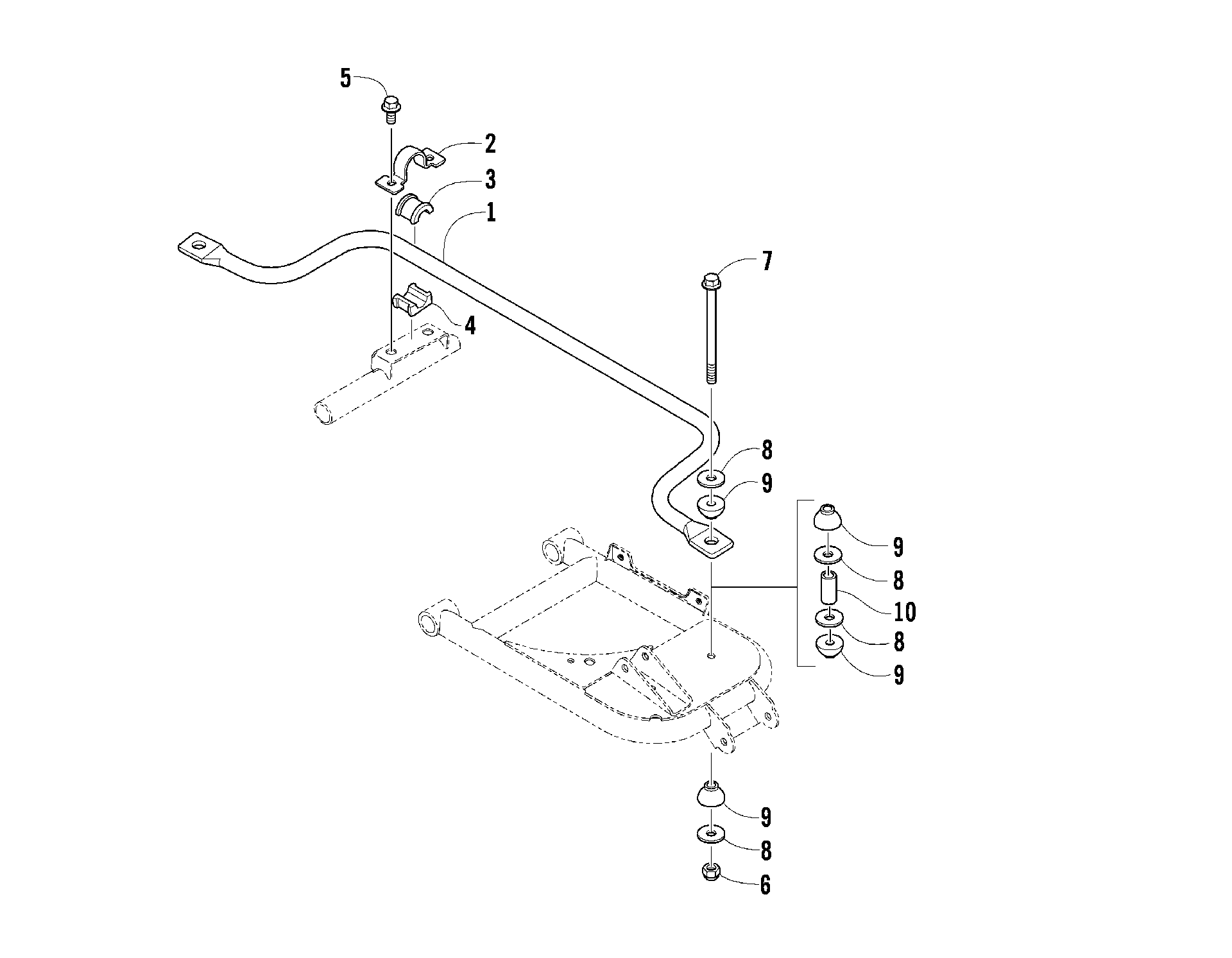 SWAY BAR узел [90820]