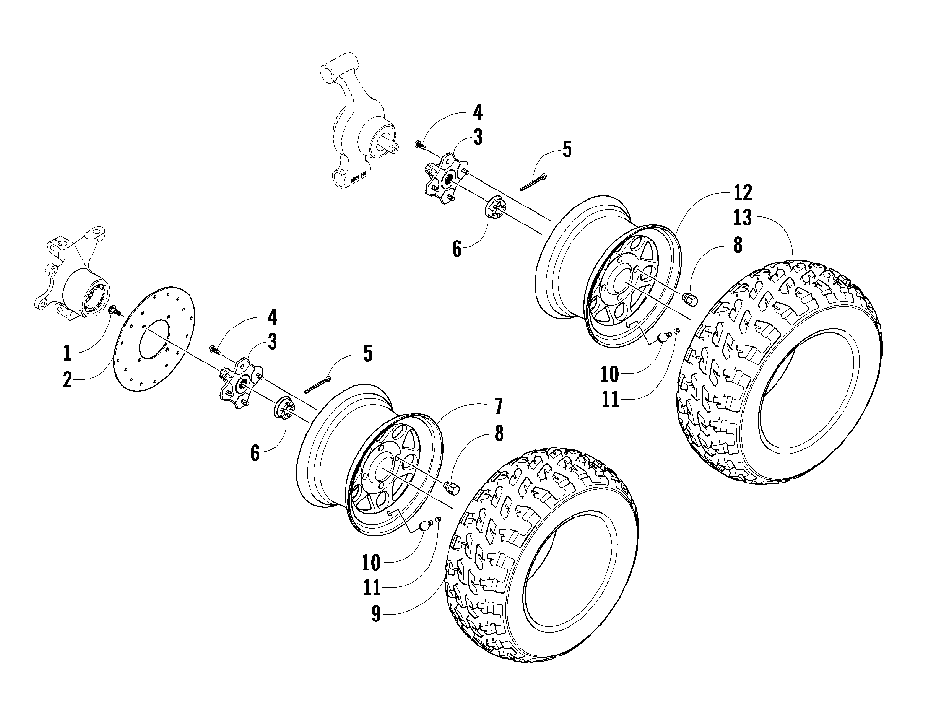 Колесо AND TIRE ASSEMBLY [88908]