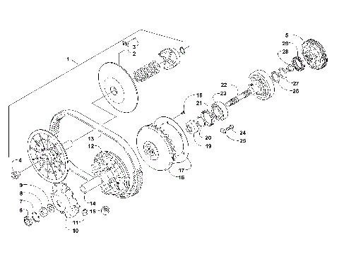 2009 PROWLER 650 XT AUTOMATIC 4X4 CAT GREEN (U2009P2S4BUSZ)