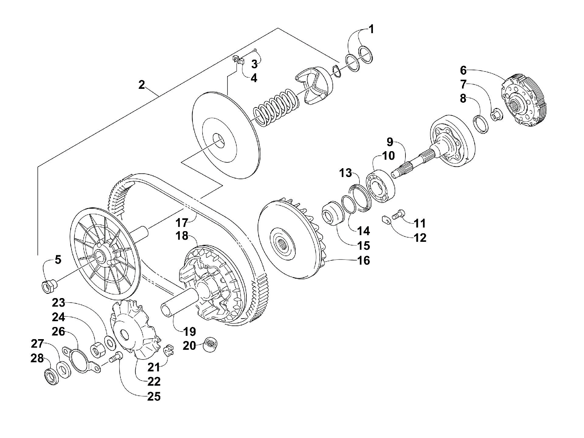 Трансмиссия ASSEMBLY (ENGINE SERIAL NO. 20044790 and Up) [300882]