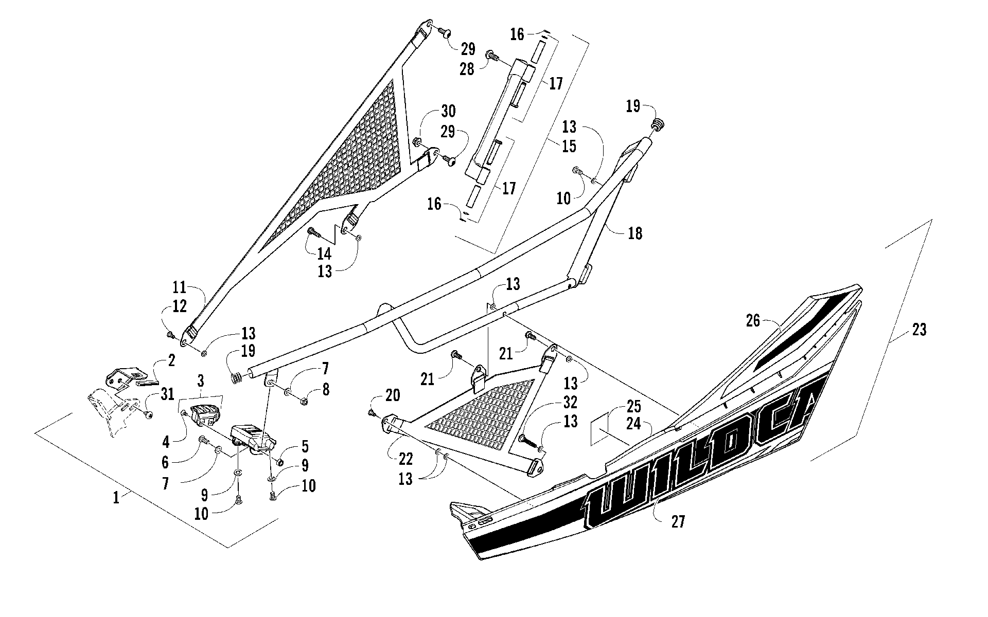 Передняя часть DOOR ASSEMBLY [100029]