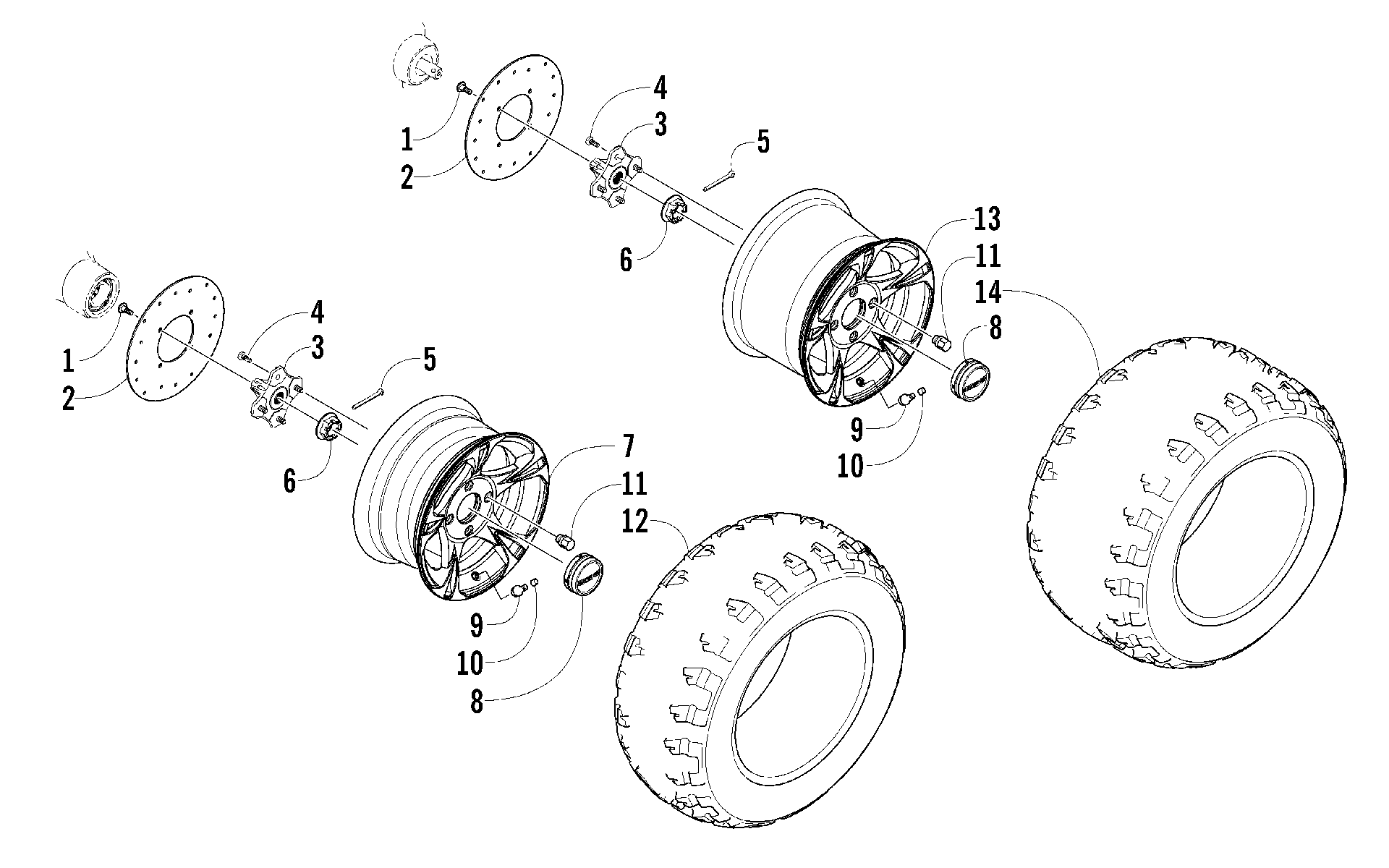 Колесо AND TIRE ASSEMBLY [97532]