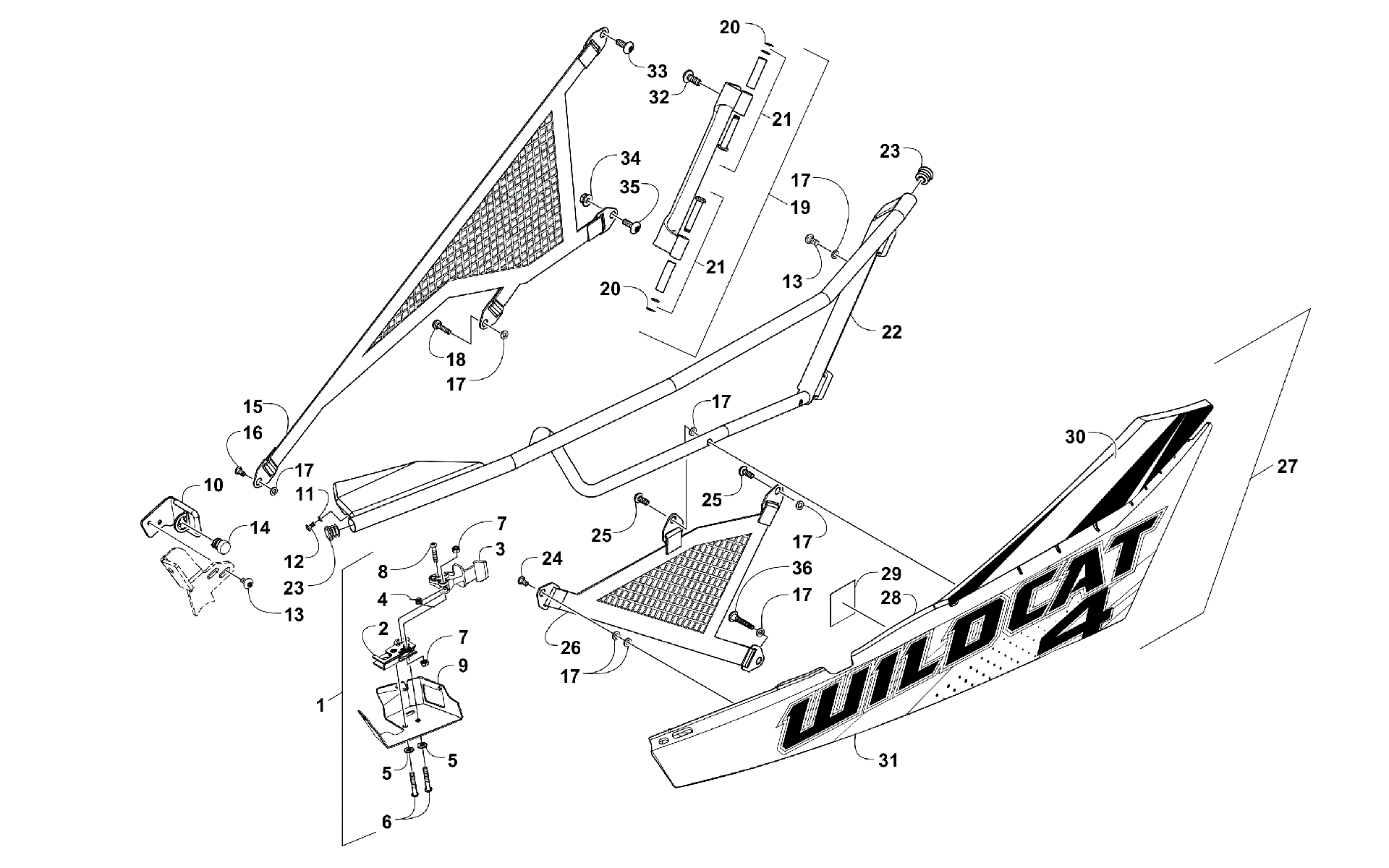 Передняя часть DOOR ASSEMBLY [300783]