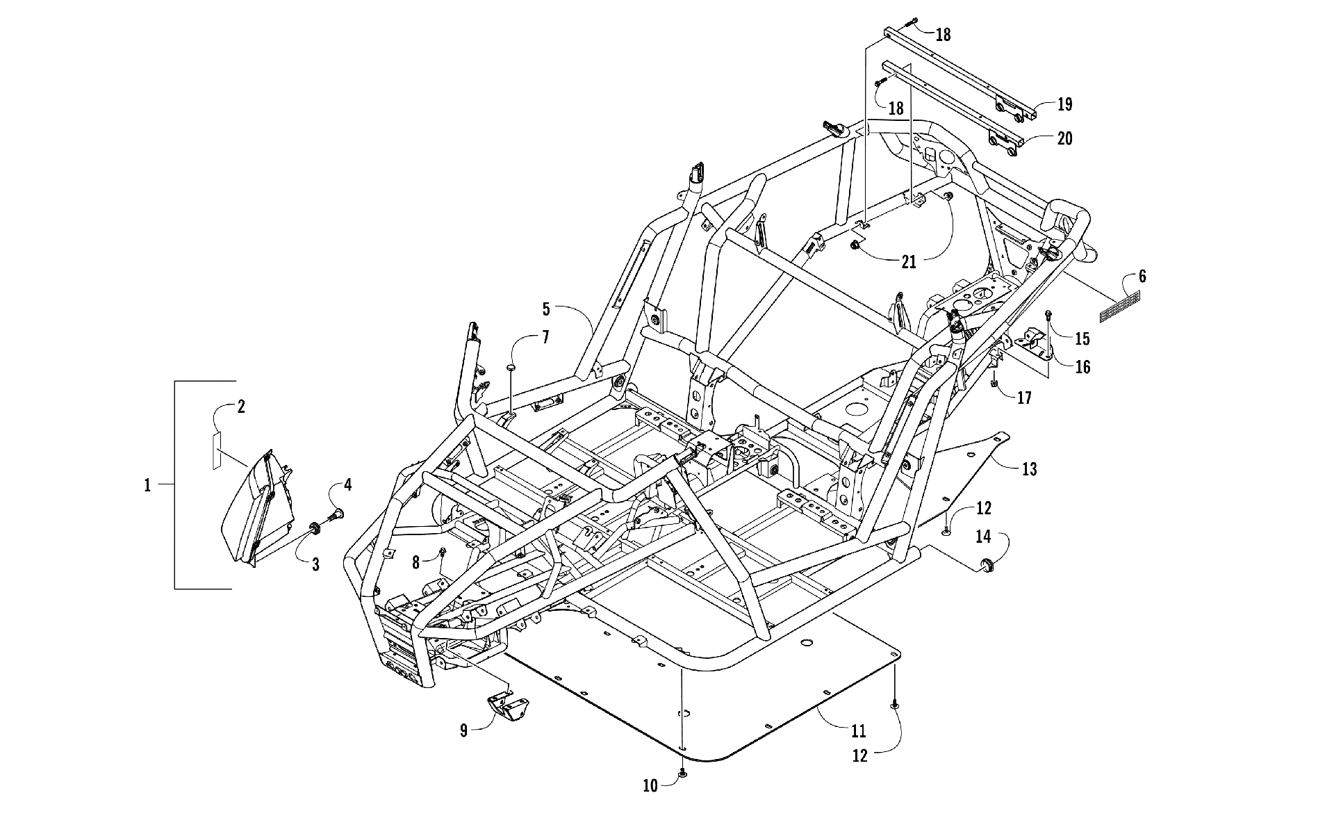 FRAME, HEADLIGHTS, и RELATED PARTS [301009]