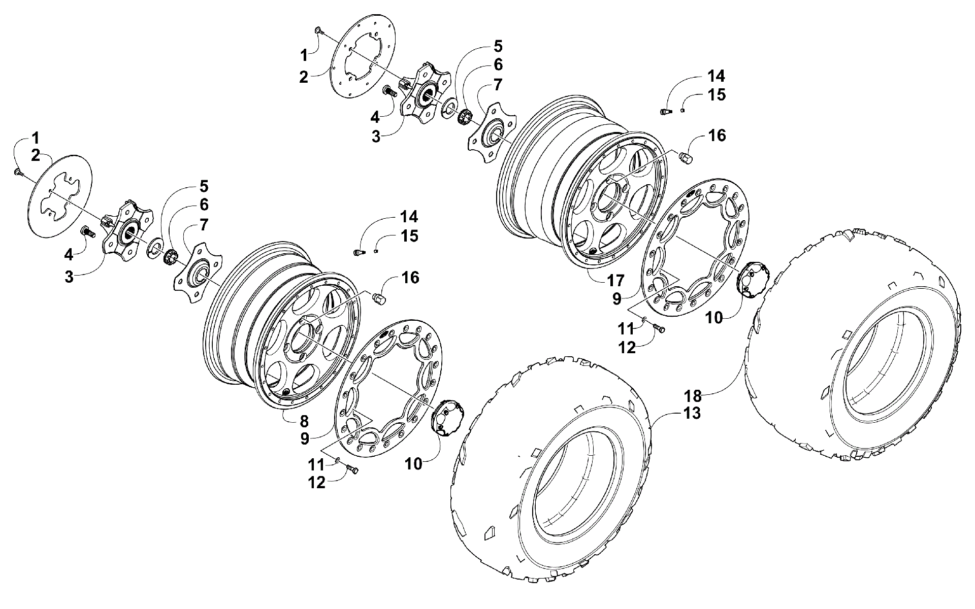 Колесо AND TIRE ASSEMBLY [300683]