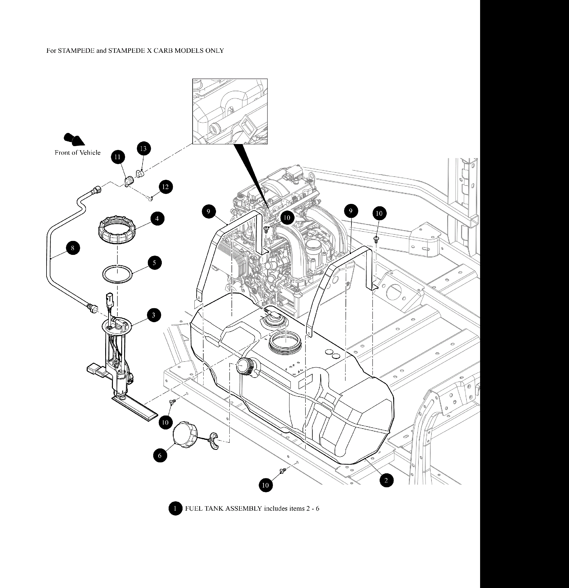 Топливный бак ASSEMBLY [302419]