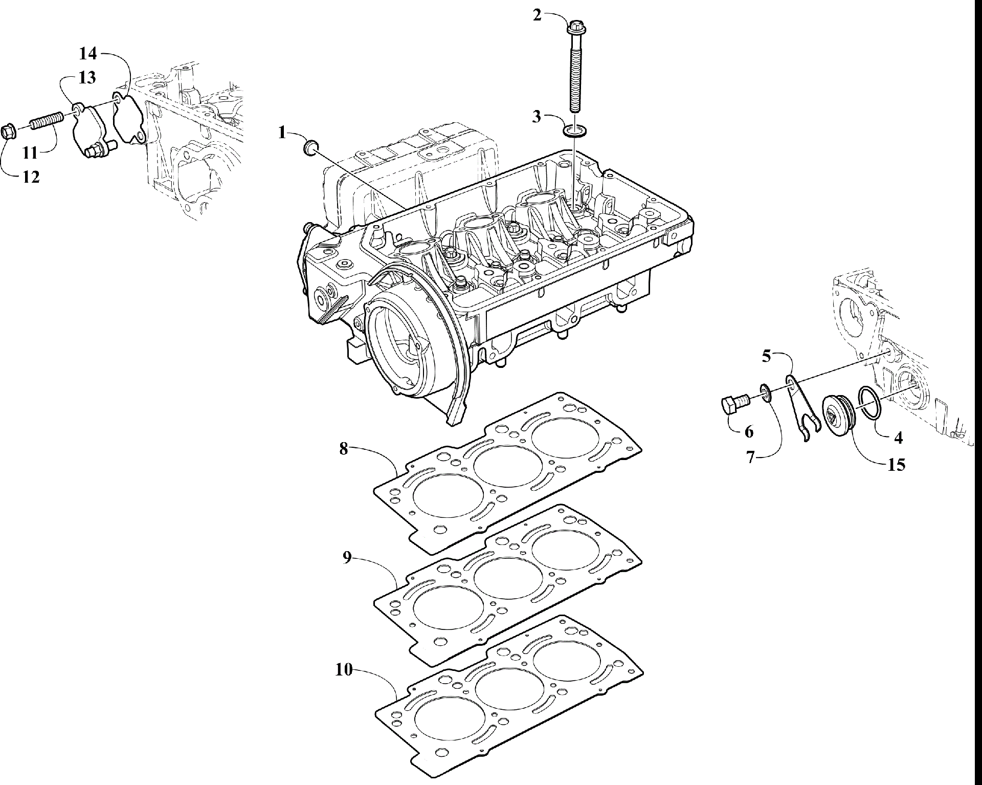 Цилиндр HEAD/FUEL FEED PUMP [303093]