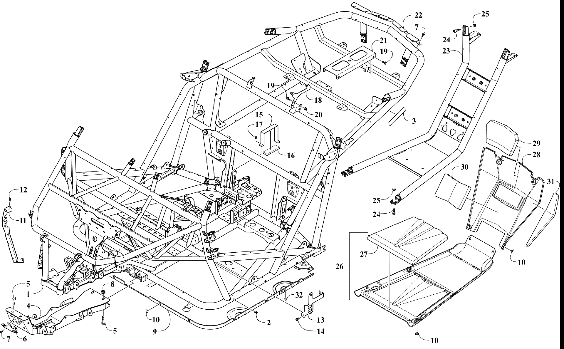 Рама AND RELATED PARTS [302823]