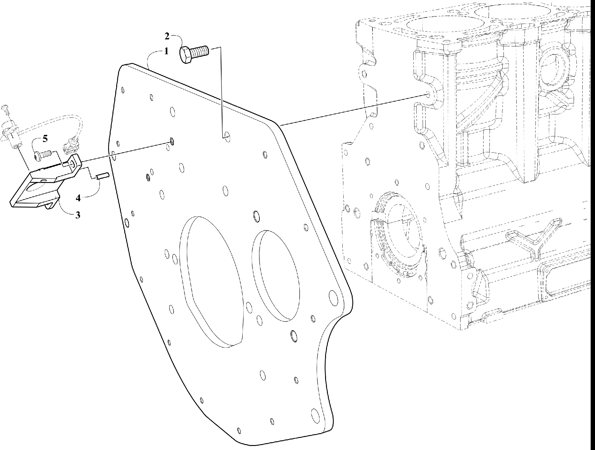 Двигатель BELL / BACKPLATE [303092]