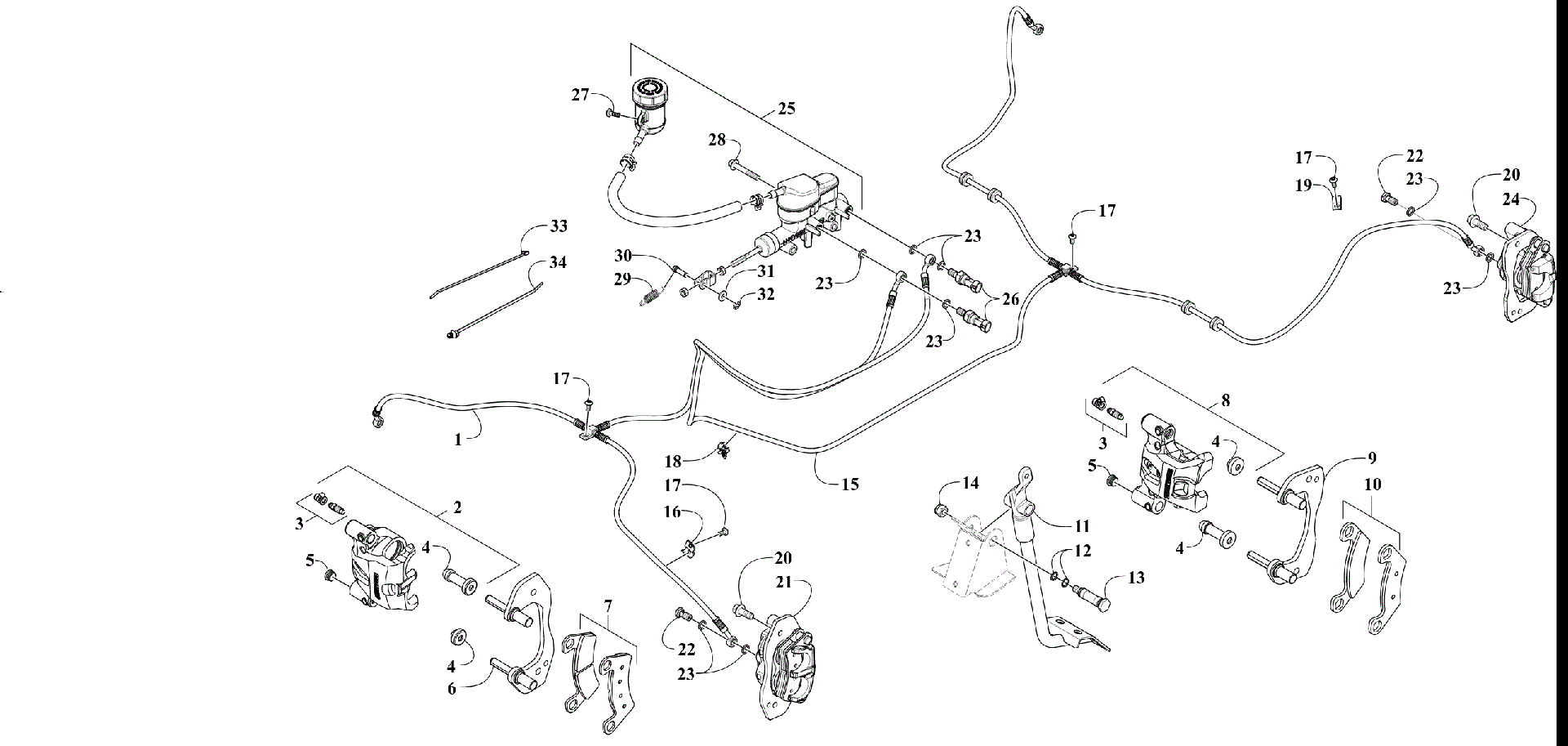 Hydraulic тормоз ASSEMBLY [303256]