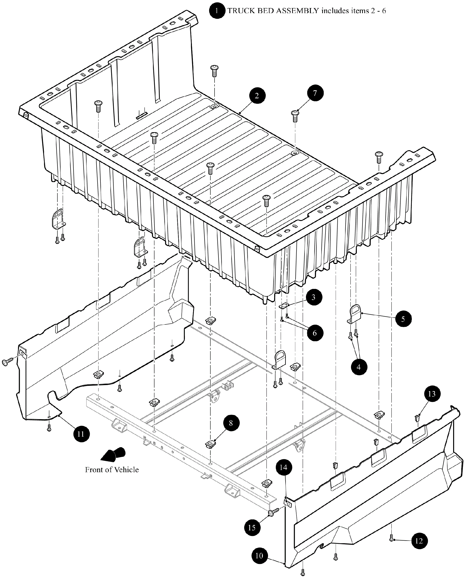 TRUCK BED узел [302431]