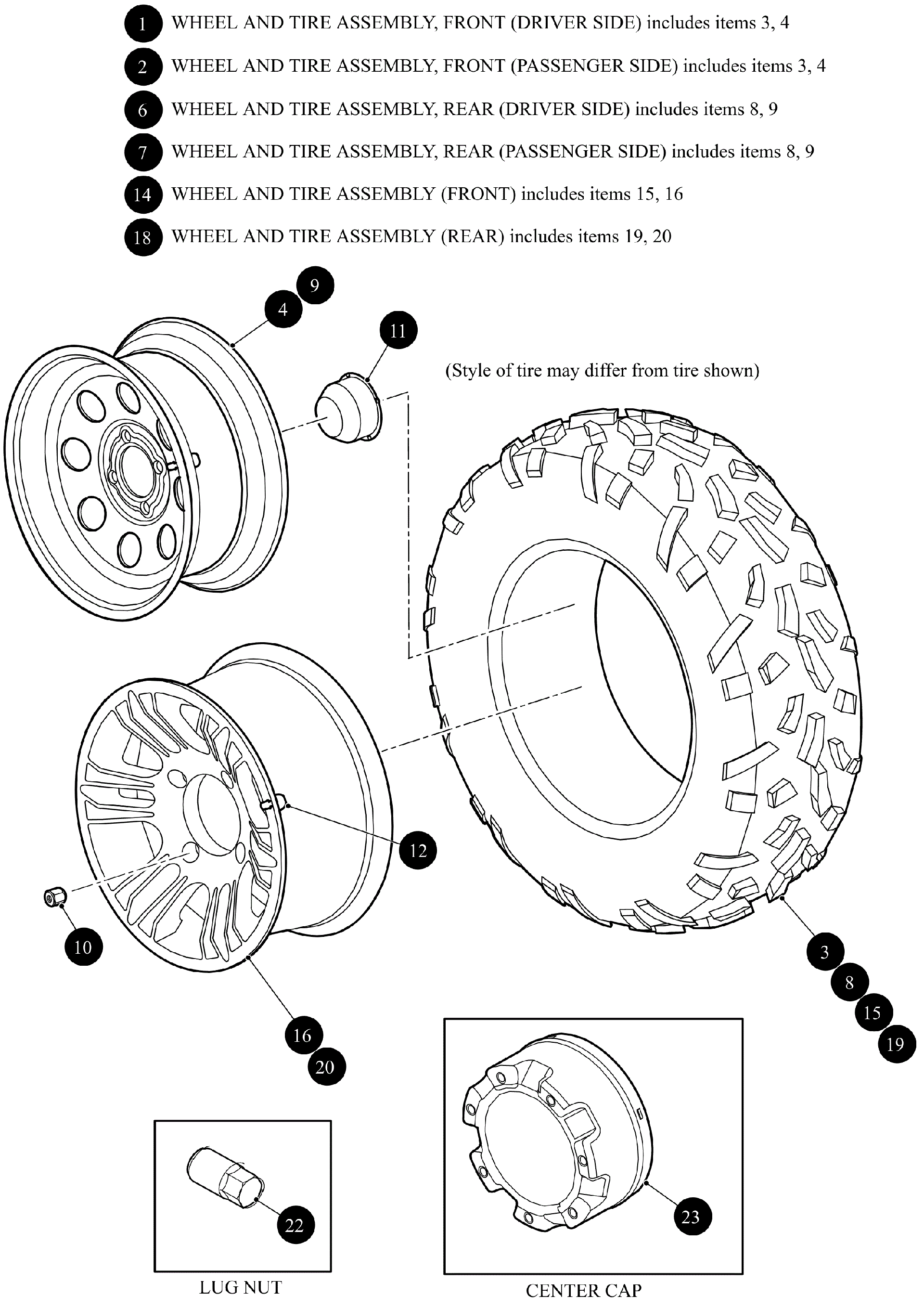 Колёса AND TIRES [302435]
