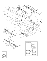 2001 Traxter Footshift, Red/rouge