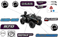 2023 Outlander T MAX 570 EFI - DPS - T Regulation