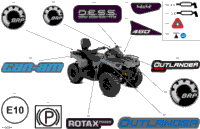 2023 Outlander T MAX 450 EFI - DPS - T Regulation