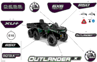 2023 Outlander T 6X6 - 650 EFI - XU+ - T Regulation