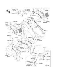 2009 BRUTE FORCE 650 4X4I (KVF650F9F)