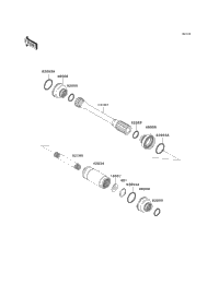 2013 BRUTE FORCE 750 4X4I EPS (KVF750GDF)