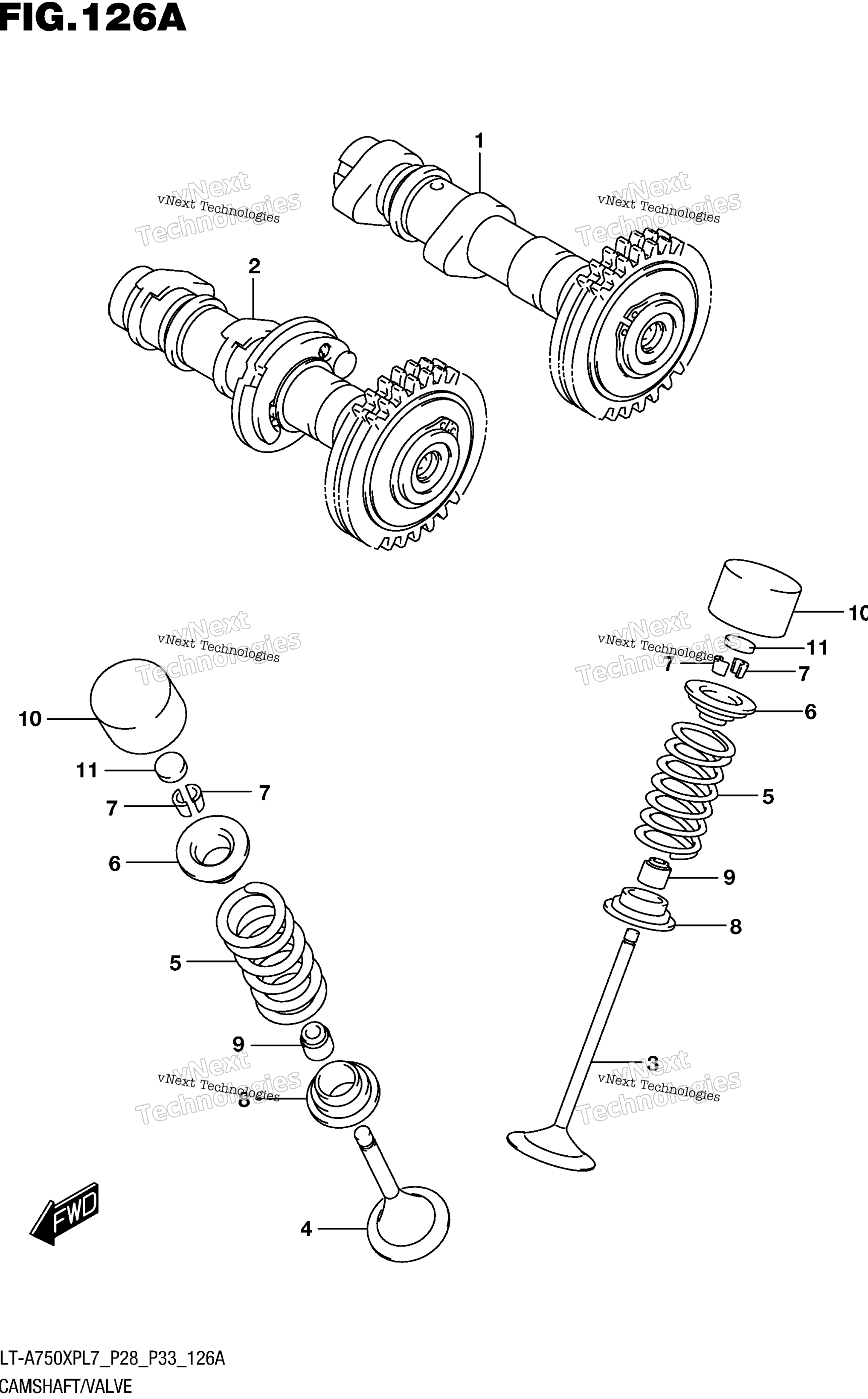 Camshaft / клапан