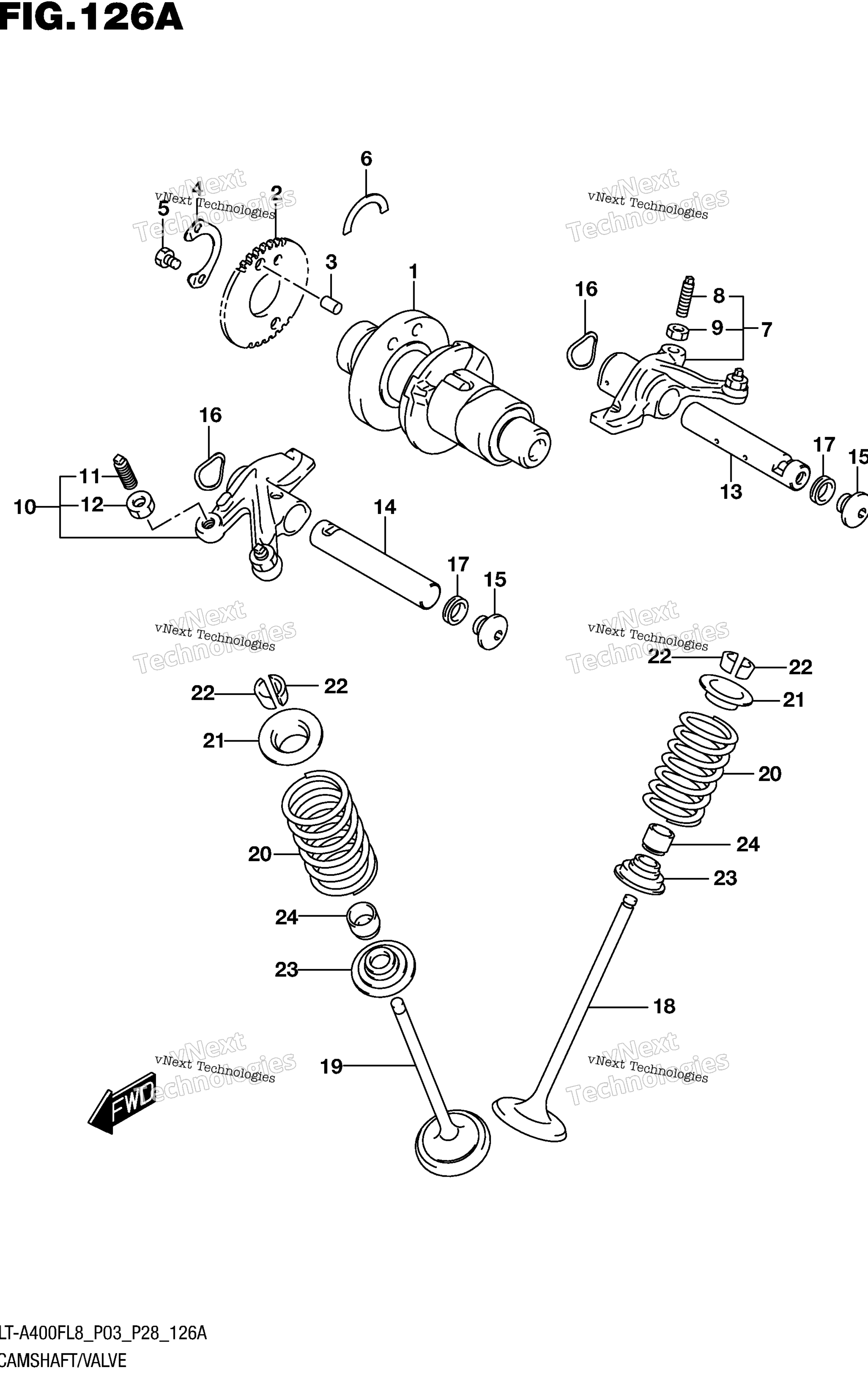 Camshaft / клапан