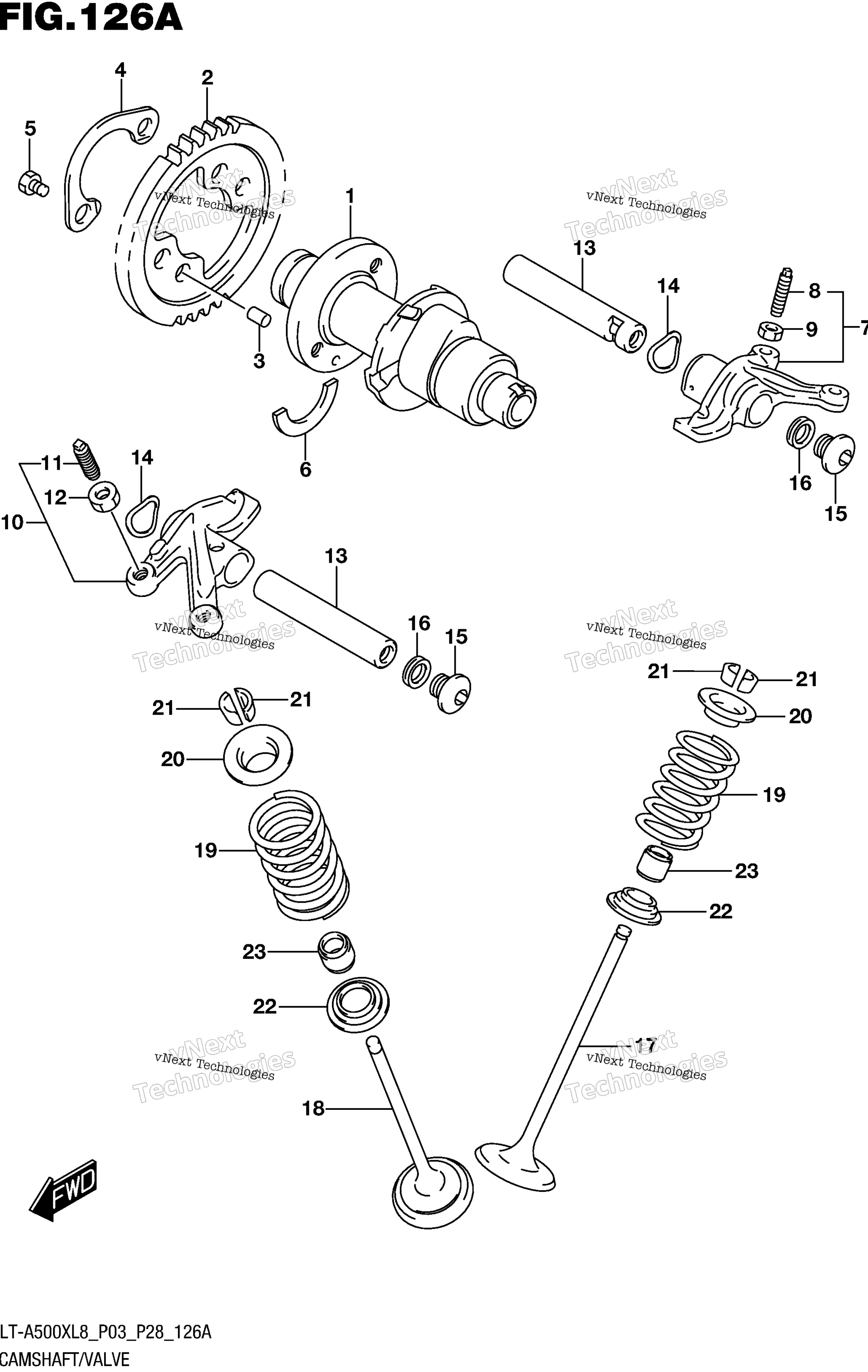 Camshaft / клапан