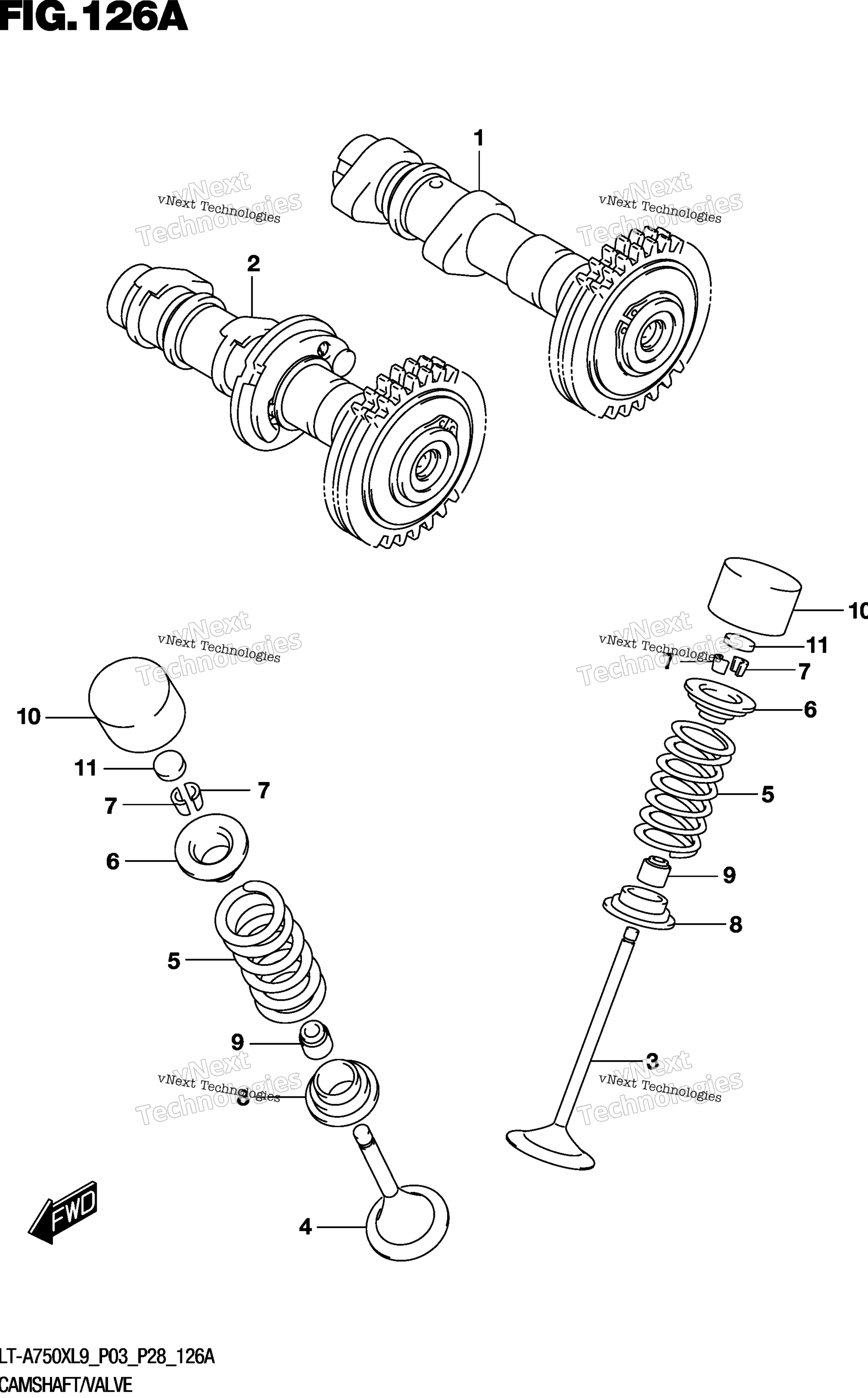 Camshaft / клапан