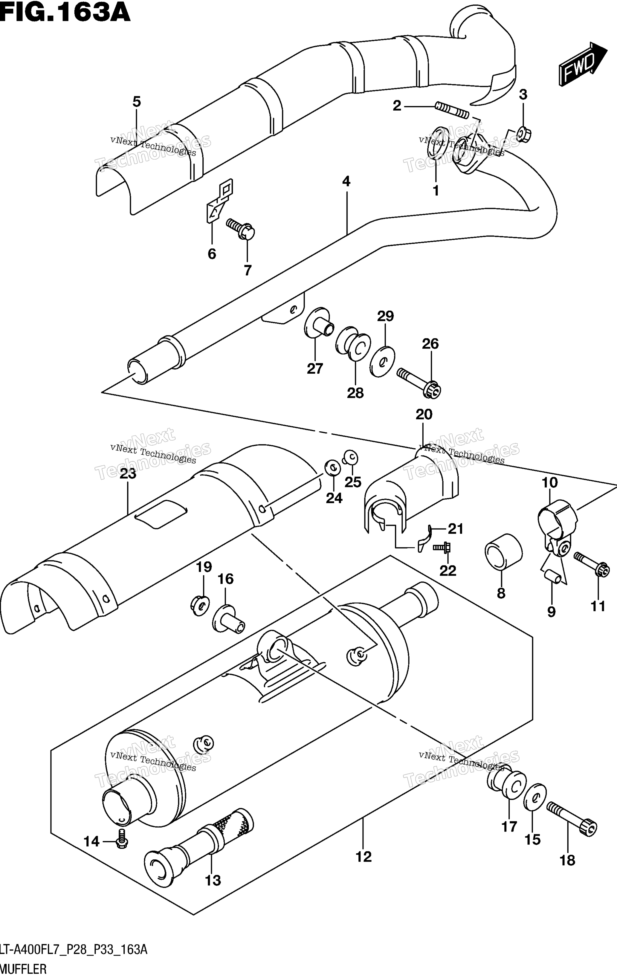 Глушитель (Lt-A400fl7 P28)