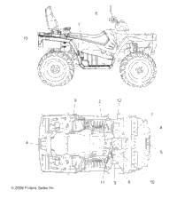 2010 SPORTSMAN TOURING 500 HO INTL (A10DH50FX)