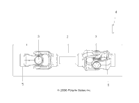 2013 SPORTSMAN 800 EFI 6X6 (A13CF76AA)