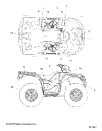 2019 SPORTSMAN 850 SP 48 (A19SXA85B1/B4/SXE85BC/B9/SXZ85BJ)