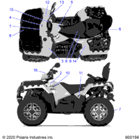 2020 SPORTSMAN TOURING XP 1000 EGI (A20SYE95KH)