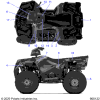 2020 SPORTSMAN 570 EPS (A20SEE57A1/A4/A7/A9/B1/B4/B7/B9)