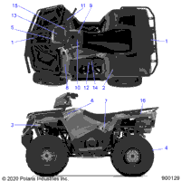 2020 SPORTSMAN 570 HD EPS AUS/NZ (A20SEF57D5)