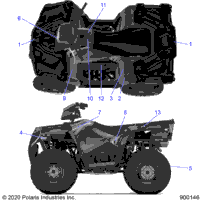 2020 SPORTSMAN 570 LATIN (A20SEA57L6/L7)