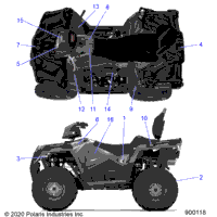 2020 SPORTSMAN TOURING 570 EPS/LATIN (A20SDA57A5/L4/E57A4/B4)