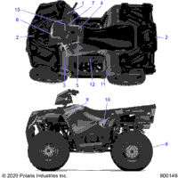 2020 SPORTSMAN 570 TRACTOR ZUGLOF (A20SET57C1/C2/F1)