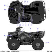 2020 SPORTSMAN 570 UTL (A20SEG57A1/A4/A7/A9/B1/B4)