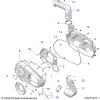 2021 SPORTSMAN 570 EU/ZUG TRACTOR (A21SEA57F1/T57C1/C2/F1)