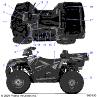 2021 SPORTSMAN 570 X2 (A21SWE57A1/3A1)