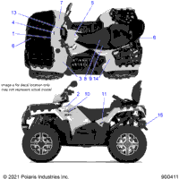 2022 SPORTSMAN TOURING XP 1000 EU (A22SYE95KP)
