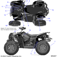 2022 SCRAMBLER 1000 55" EPS 3PC (A22SGE95KN)