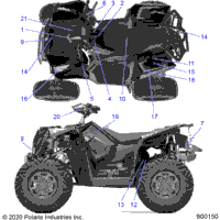 2022 SCRAMBLER XP 1000 S 55" (A22SGE95AN)
