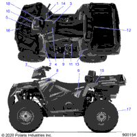 2021 SPORTSMAN 570 X2 EU/ZUG TRACTOR (A21SWE57F1/S57C1/C2)